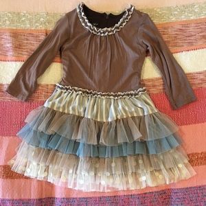 SOLD Brown twirl dress